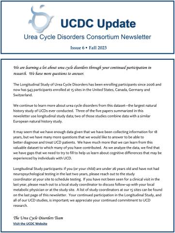 UCDC Fall 2023 Newsletter.